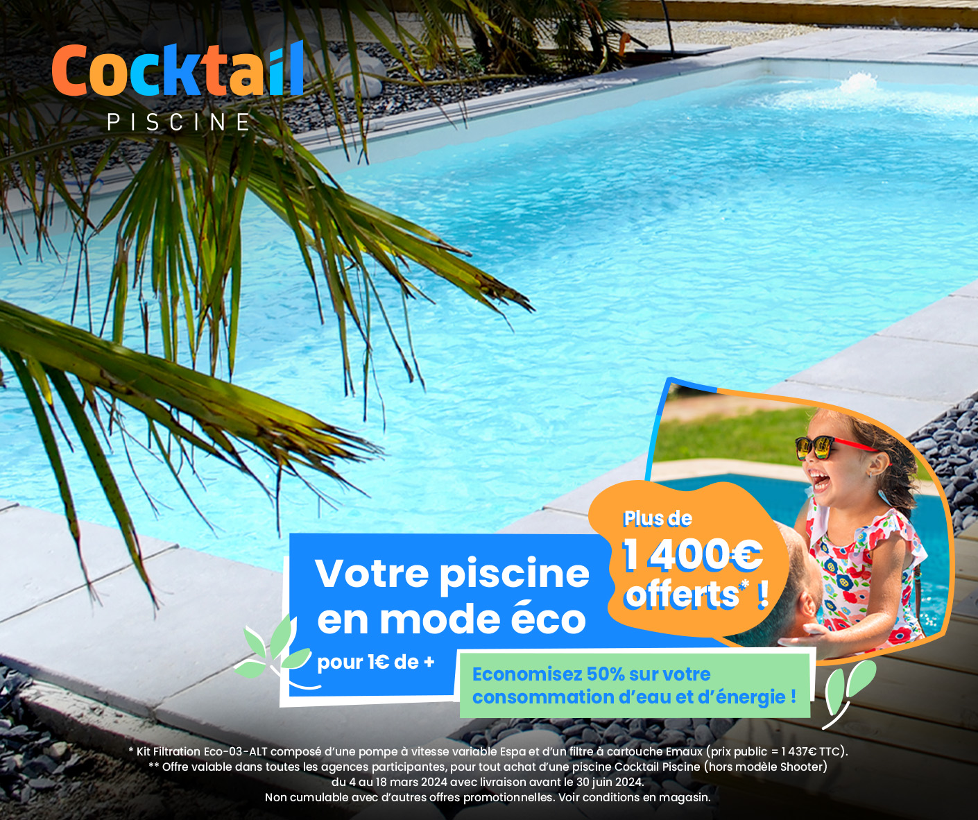 piscine en mode eco